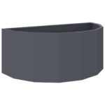 vidaXL Hrantík Antracit 90 x 45 x 35 cm Oceľ – Obrázok 2