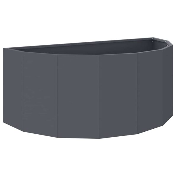vidaXL Hrantík Antracit 90 x 45 x 35 cm Oceľ – Obrázok 2