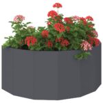vidaXL Hrantík Antracit 90 x 45 x 35 cm Oceľ – Obrázok 3