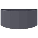 vidaXL Hrantík Antracit 90 x 45 x 35 cm Oceľ – Obrázok 5
