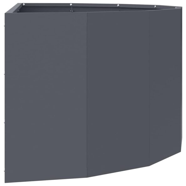vidaXL Hrantík Antracit 90 x 45 x 35 cm Oceľ – Obrázok 6