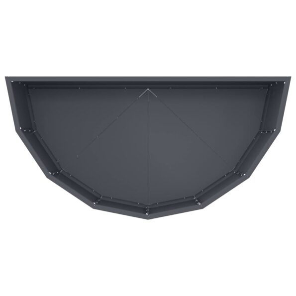 vidaXL Hrantík Antracit 90 x 45 x 35 cm Oceľ – Obrázok 8