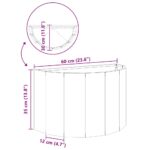 vidaXL Hrantík Strieborná 60 x 30 x 35 cm Nerezová oceľ – Obrázok 12