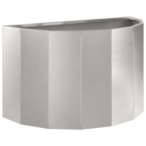 vidaXL Hrantík Strieborná 60 x 30 x 35 cm Nerezová oceľ – Obrázok 2