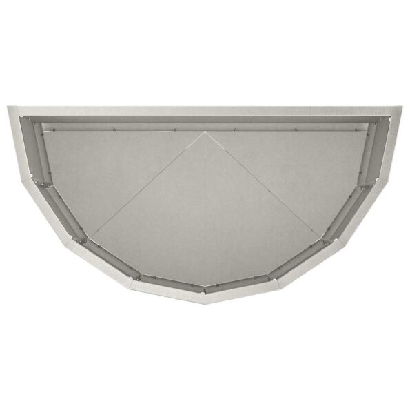 vidaXL Hrantík Strieborná 60 x 30 x 35 cm Nerezová oceľ – Obrázok 8