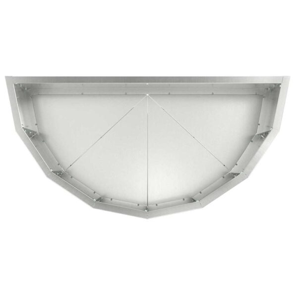 vidaXL Hrantík Strieborná 60 x 30 x 35 cm Pozinkovaná oceľ – Obrázok 8