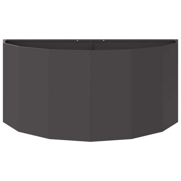 vidaXL Hrantík Čierna 120 x 60 x 50 cm Oceľ – Obrázok 5