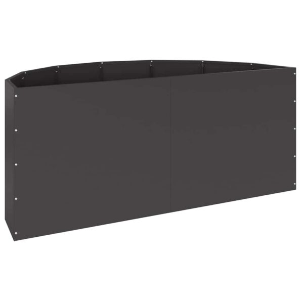 vidaXL Hrantík Čierna 120 x 60 x 50 cm Oceľ – Obrázok 7