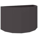 vidaXL Hrantík Čierna 90 x 45 x 50 cm Oceľ – Obrázok 2