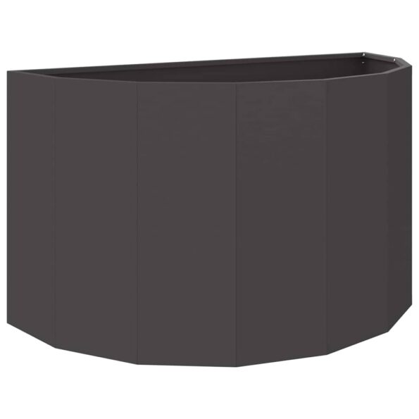 vidaXL Hrantík Čierna 90 x 45 x 50 cm Oceľ – Obrázok 2