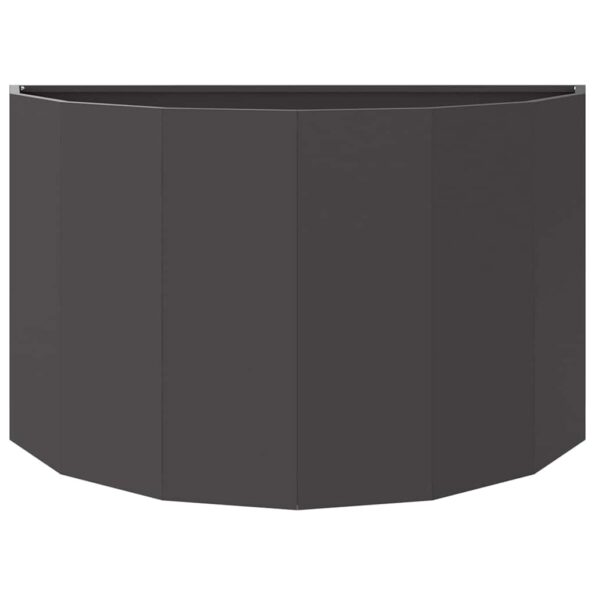 vidaXL Hrantík Čierna 90 x 45 x 50 cm Oceľ – Obrázok 5