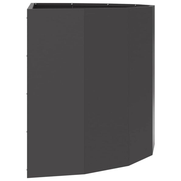vidaXL Hrantík Čierna 90 x 45 x 50 cm Oceľ – Obrázok 6