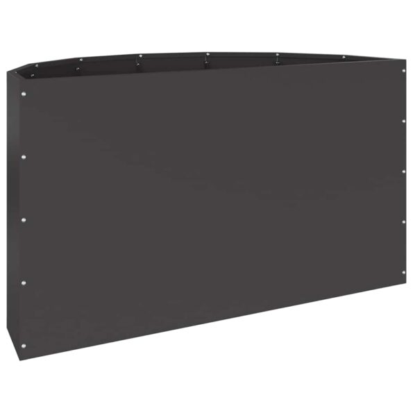 vidaXL Hrantík Čierna 90 x 45 x 50 cm Oceľ – Obrázok 7