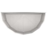 vidaXL Hrantík Strieborná 90 x 45 x 50 cm Nerezová oceľ – Obrázok 8
