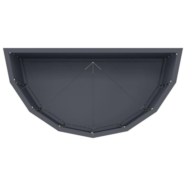 vidaXL Hrantík Antracit 60 x 30 x 50 cm Oceľ – Obrázok 8