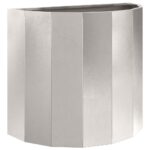 vidaXL Hrantík Strieborná 60 x 30 x 50 cm Nerezová oceľ – Obrázok 2