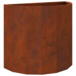 vidaXL Hrantík Hrdzavý 60 x 30 x 50 cm – Obrázok 4