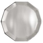 vidaXL Hrantík Strieborná 120 x 120 x 35 cm Nerezová oceľ – Obrázok 6
