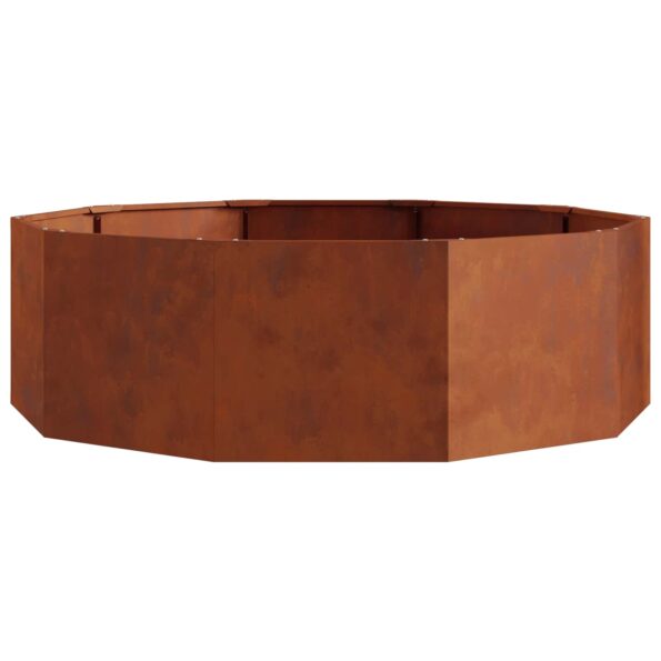 vidaXL Hrantík Hrdzavý 120 x 120 x 35 cm – Obrázok 8