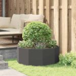 vidaXL Hrantík Čierna 90 x 90 x 35 cm Oceľ – Obrázok 4