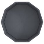 vidaXL Hrantík Antracit 90 x 90 x 35 cm Oceľ – Obrázok 6