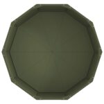 vidaXL Hrantík Olivová zelená 90 x 90 x 35 cm Oceľ – Obrázok 6