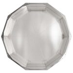 vidaXL Hrantík Strieborná 90 x 90 x 35 cm Nerezová oceľ – Obrázok 6