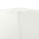 vidaXL Hrantík Biela 60 x 60 x 35 cm Oceľ – Obrázok 7