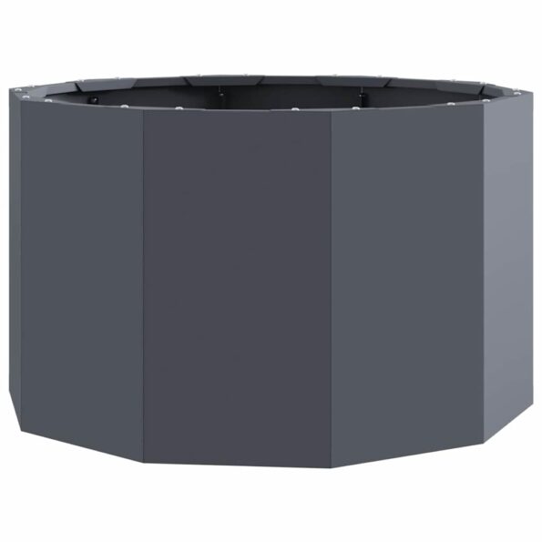 vidaXL Hrantík Antracit 60 x 60 x 35 cm Oceľ – Obrázok 2