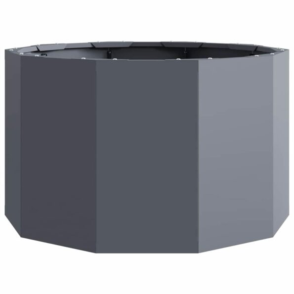 vidaXL Hrantík Antracit 60 x 60 x 35 cm Oceľ – Obrázok 5