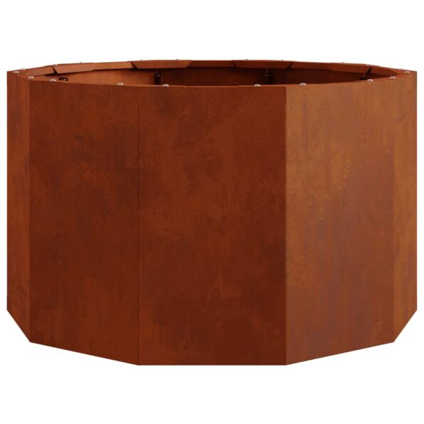 vidaXL Hrantík Hrdzavý 60 x 60 x 35 cm – Obrázok 8