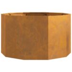vidaXL Hrantík Hrdzavý 90 x 90 x 50 cm – Obrázok 2