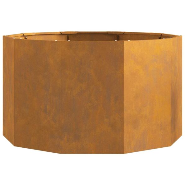 vidaXL Hrantík Hrdzavý 90 x 90 x 50 cm – Obrázok 2