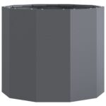 vidaXL Hrantík Antracit 60 x 60 x 50 cm Oceľ – Obrázok 5