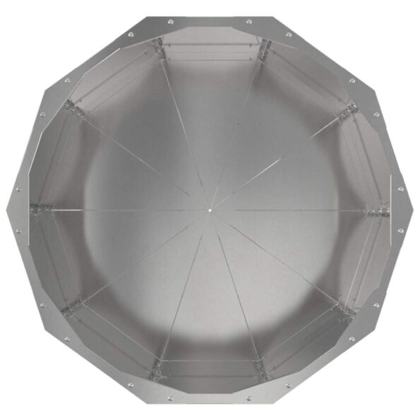 vidaXL Hrantík Strieborná 60 x 60 x 50 cm Nerezová oceľ – Obrázok 6