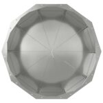 vidaXL Hrantík Strieborná 60 x 60 x 50 cm Pozinkovaná oceľ – Obrázok 6