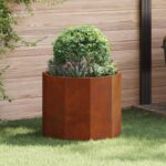 vidaXL Hrantík Hrdzavý 60 x 60 x 50 cm – Obrázok 3