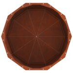 vidaXL Hrantík Hrdzavý 60 x 60 x 50 cm – Obrázok 8