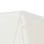 vidaXL Hrantík 2 pcs Biela 30 x 30 x 75 cm Oceľ – Obrázok 8