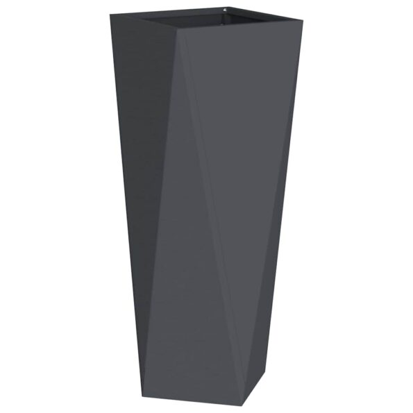 vidaXL Hrantík Antracit 30 x 30 x 75 cm Oceľ – Obrázok 2