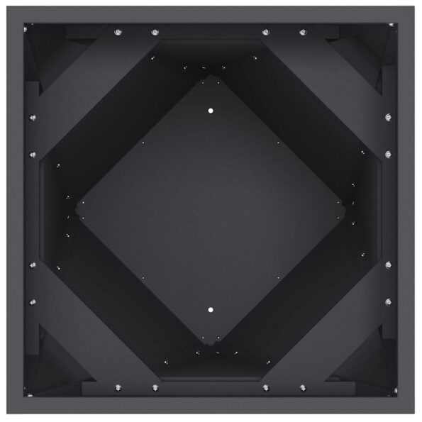 vidaXL Hrantík Antracit 30 x 30 x 75 cm Oceľ – Obrázok 6