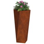 vidaXL Hrantík 2 pcs Hrdzavý 30 x 30 x 75 cm – Obrázok 5