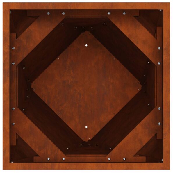 vidaXL Hrantík 2 pcs Hrdzavý 30 x 30 x 75 cm – Obrázok 10