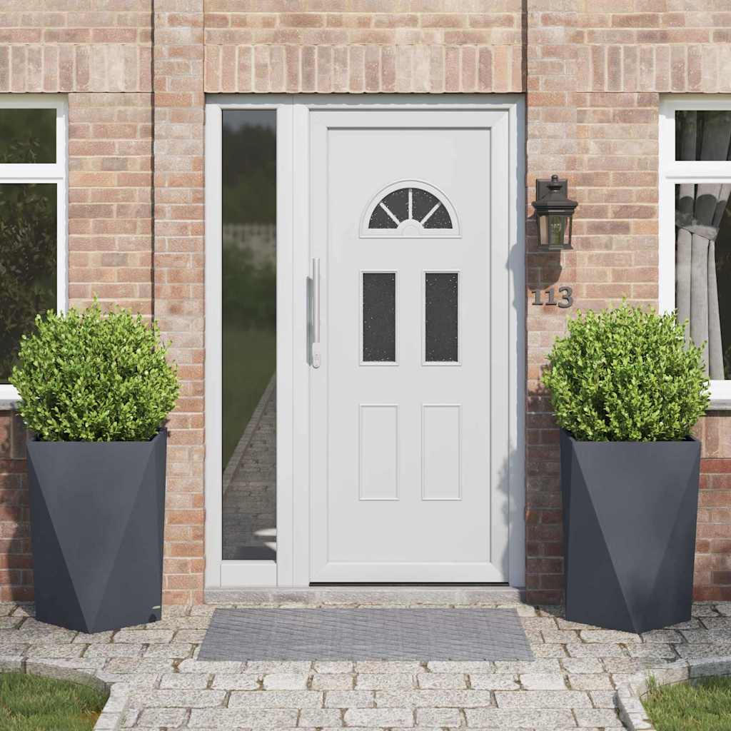 883799_1.jpg vidaXL Hrantík 2 pcs Antracit 50 x 50 x 75 cm Oceľ – Obrázok 1