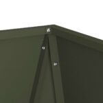 vidaXL Hrantík 2 pcs Olivová zelená 50 x 50 x 75 cm Oceľ – Obrázok 8