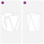 vidaXL Hrantík 2 pcs Olivová zelená 50 x 50 x 75 cm Oceľ – Obrázok 9