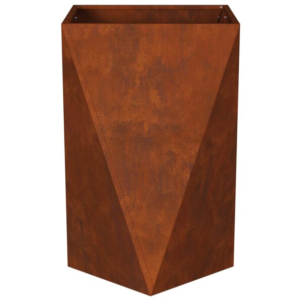 vidaXL Hrantík Hrdzavý 50 x 50 x 75 cm – Obrázok 9