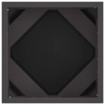 vidaXL Hrantík 2 pcs Čierna 30 x 30 x 30 cm Oceľ – Obrázok 7