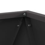 vidaXL Hrantík 2 pcs Čierna 30 x 30 x 30 cm Oceľ – Obrázok 8