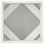 vidaXL Hrantík Biela 30 x 30 x 30 cm Oceľ – Obrázok 6